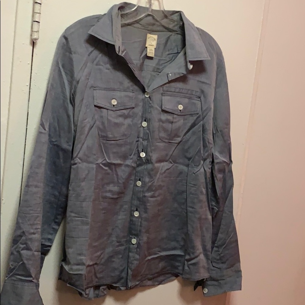 J Crew Cotton Button Down Shirt